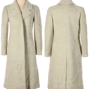 Chanel vintage ivory wool coat